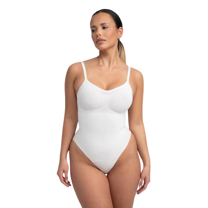 Formende shapewear-bodysuit med skørt